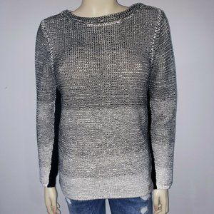 Helmut Lang Womens Long Sleeve Ombre Sweater Small